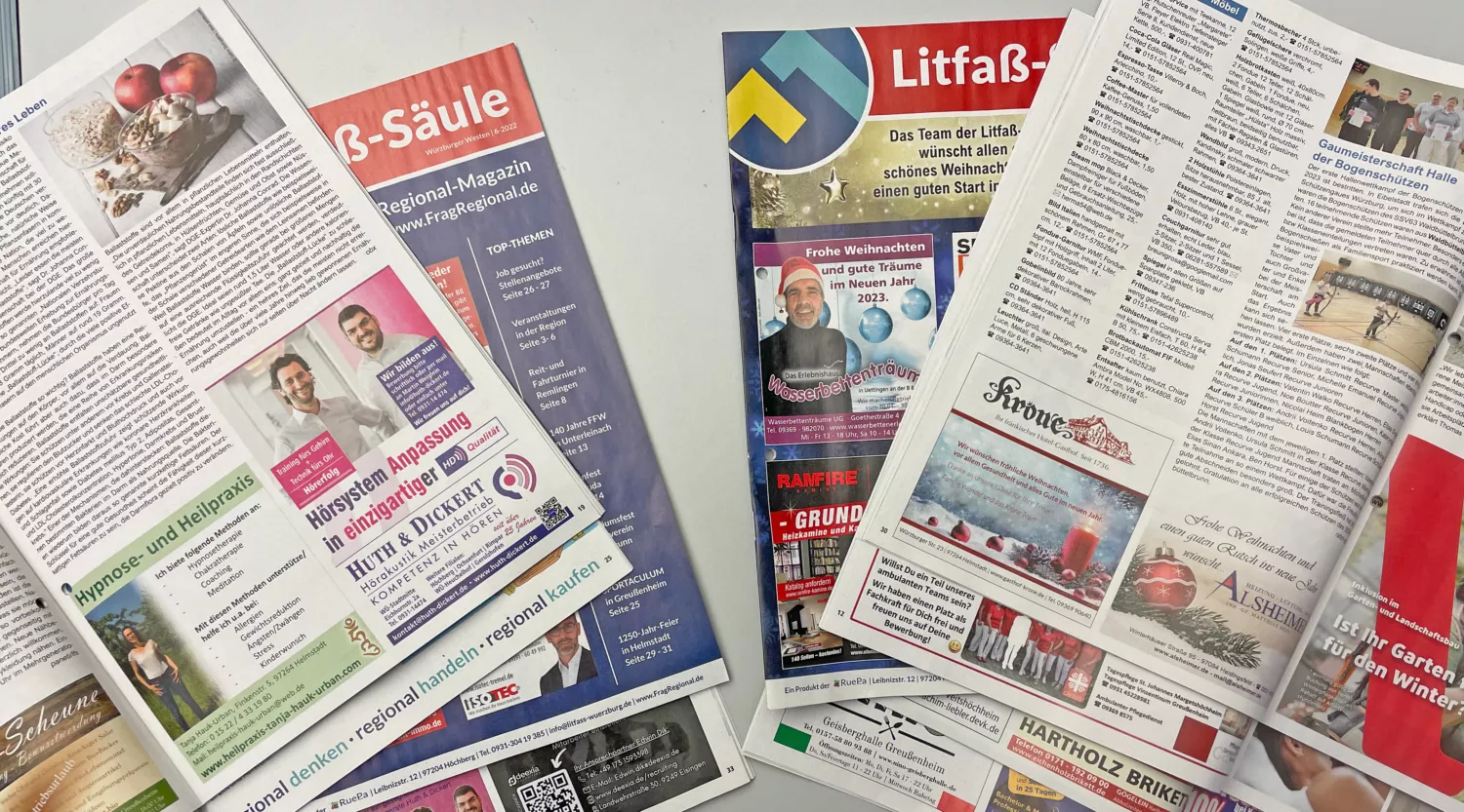 Litfaß-Saeule Wuerzburg Tauberbischofsheim Magazine 02